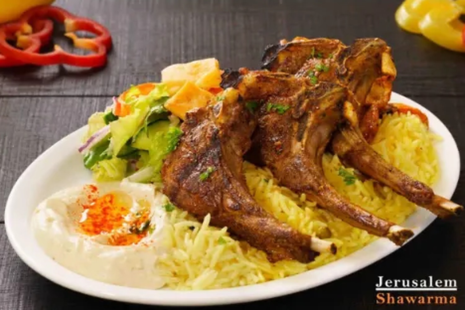 Lamb Chops Plate Lamb Chops Plate